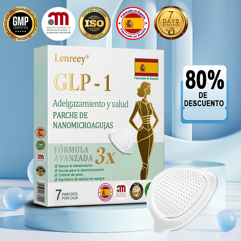 【🎯 ¡Último día de promoción! 60% DE DESCUENTO 🏅】 Lenreey® NIDDK-Tirzepatide Slimming & Health NANO MICRONEEDLE PATCH (Sin dolor · Liberación 24/7 · Pierde 9 kg RÁPIDO · Hasta 90 % menos azúcar en sangre 🌞