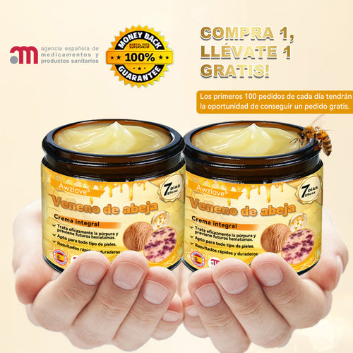 Hecho y enviado desde España✅ AWZLOVE® Crema Integral de Veneno de Abeja🔥 ¡ÚLTIMO DÍA con 80% de DESCUENTO!☘️