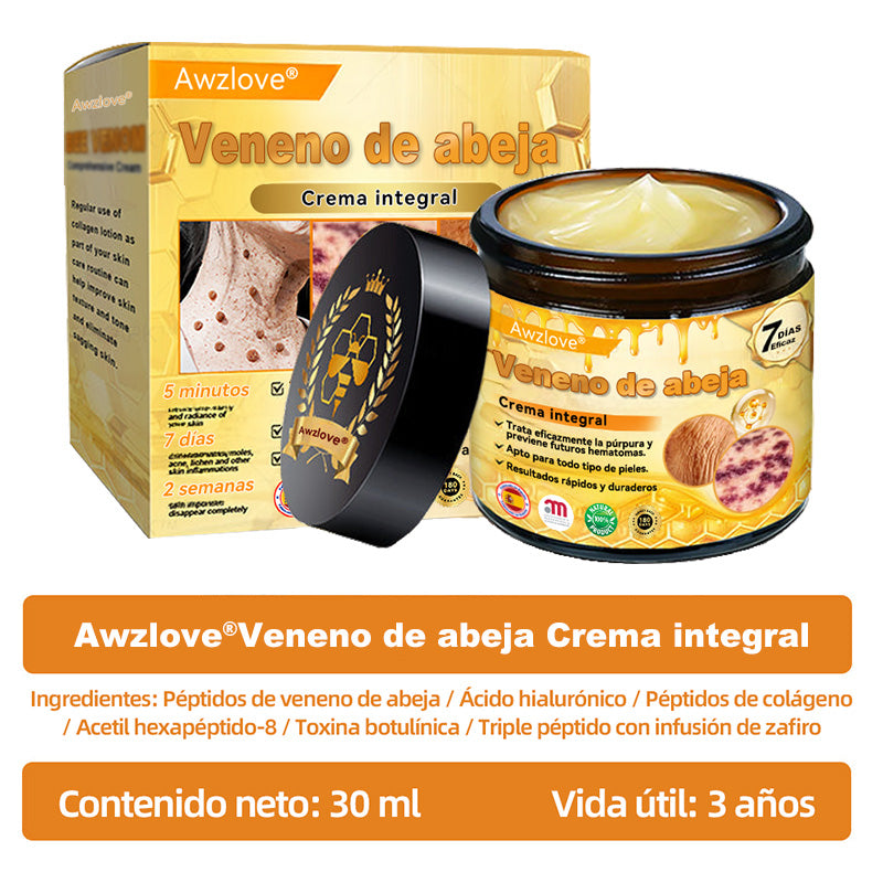 Hecho y enviado desde España✅ AWZLOVE® Crema Integral de Veneno de Abeja🔥 ¡ÚLTIMO DÍA con 80% de DESCUENTO!☘️