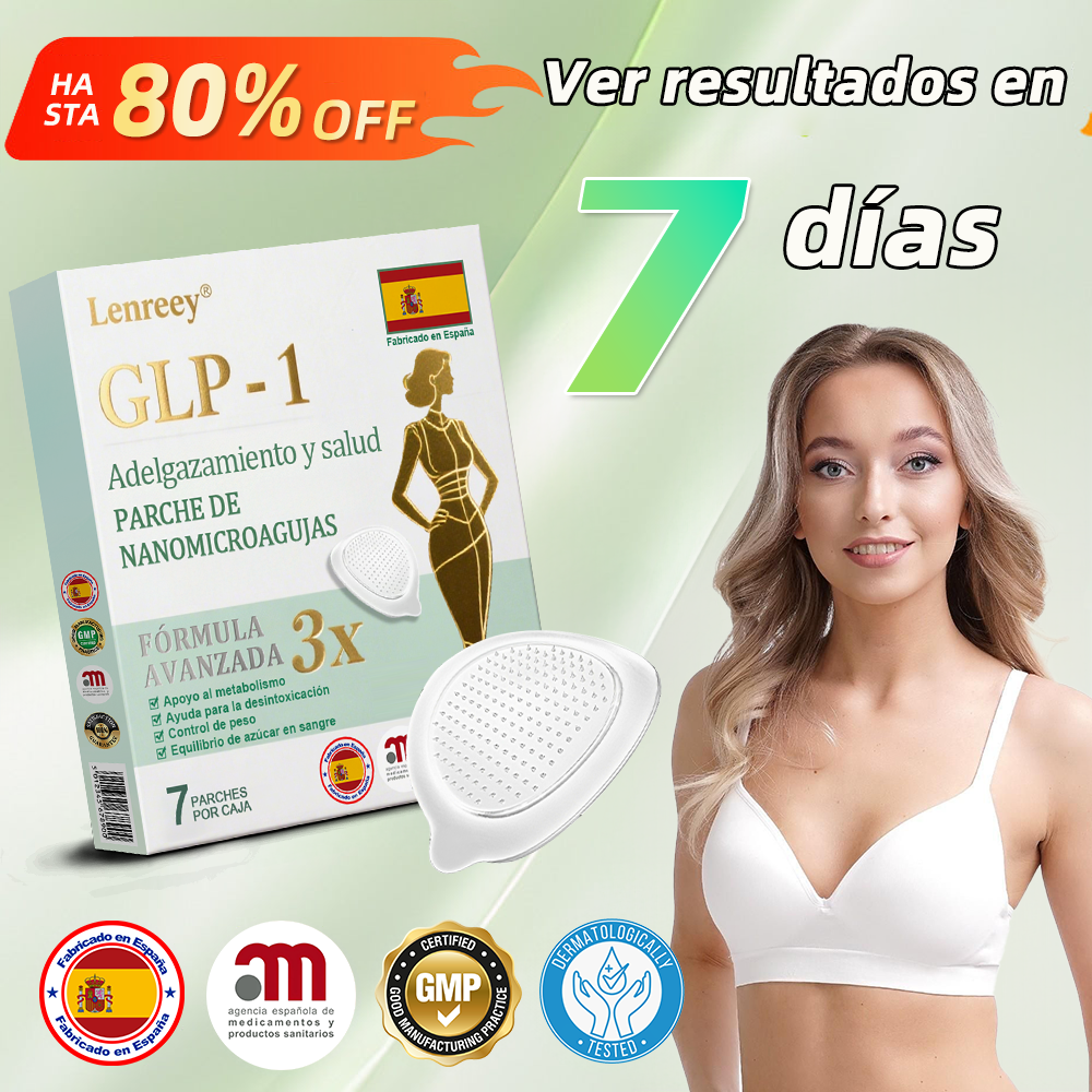【🎯 ¡Último día de promoción! 60% DE DESCUENTO 🏅】 Lenreey® NIDDK-Tirzepatide Slimming & Health NANO MICRONEEDLE PATCH (Sin dolor · Liberación 24/7 · Pierde 9 kg RÁPIDO · Hasta 90 % menos azúcar en sangre 🌞