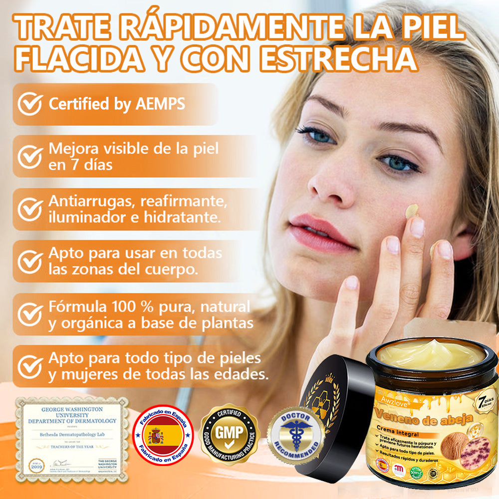 Hecho y enviado desde España✅ AWZLOVE® Crema Integral de Veneno de Abeja🔥 ¡ÚLTIMO DÍA con 80% de DESCUENTO!☘️