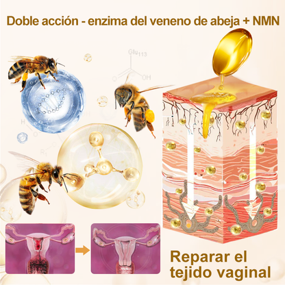 𝐂𝐯𝐫𝐞𝐨𝐳® Cápsulas Vaginales Naturales Reparadoras con Veneno de Abeja y NMN👩‍❤️‍👩[𝐅𝐨𝐫 𝐚𝐥𝐥 𝐯𝐚𝐠𝐢𝐧𝐚𝐥 𝐚𝐧𝐝 𝐡𝐨𝐫𝐦𝐨𝐧𝐚𝐥 𝐩𝐫𝐨𝐛𝐥𝐞𝐦𝐬]👩‍❤️‍👩