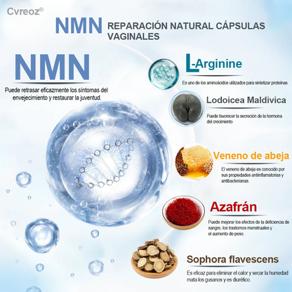 𝐂𝐯𝐫𝐞𝐨𝐳® Cápsulas Vaginales Naturales Reparadoras con Veneno de Abeja y NMN👩‍❤️‍👩[𝐅𝐨𝐫 𝐚𝐥𝐥 𝐯𝐚𝐠𝐢𝐧𝐚𝐥 𝐚𝐧𝐝 𝐡𝐨𝐫𝐦𝐨𝐧𝐚𝐥 𝐩𝐫𝐨𝐛𝐥𝐞𝐦𝐬]👩‍❤️‍👩